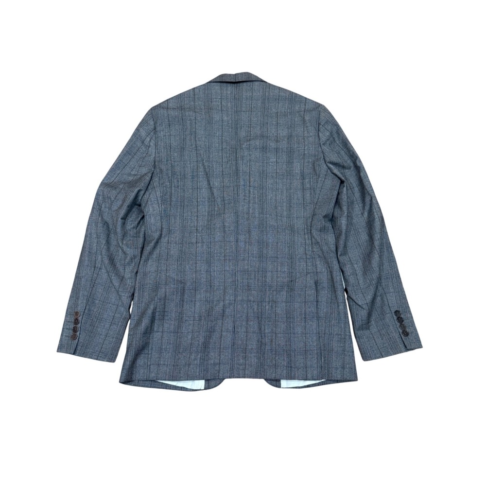 John Varvatos USA Mens Grey Plaid Blazer Sport Coat Sz 40 Versatile Work Casual - Picture 3 of 12
